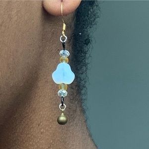 dangling bead earrings